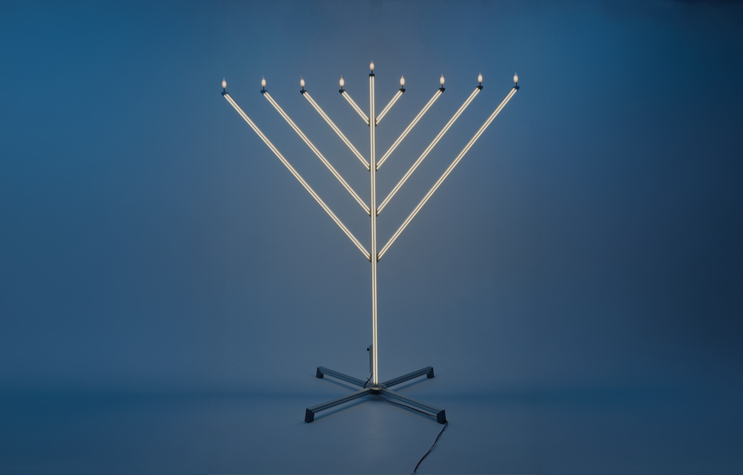 Beams of Light Menorah