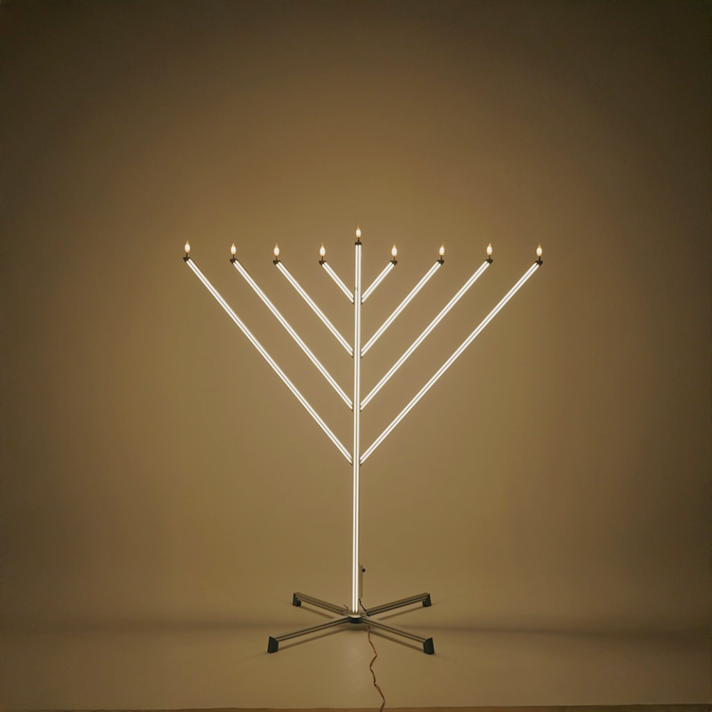 Beams of Light Menorah