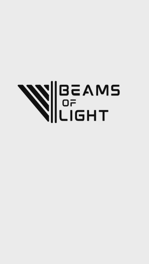 10 Ft Menorah Beams of Light + Tiki Adapters set